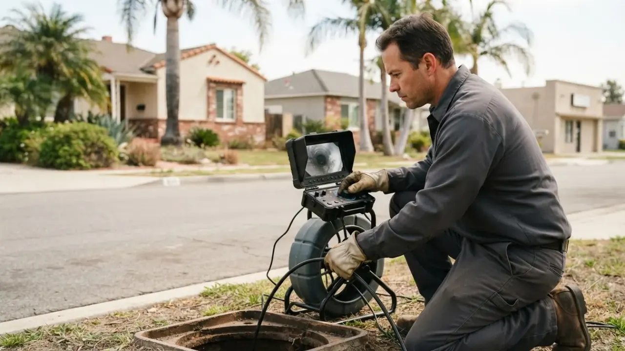 How Do You Know if Your Sewer Line Is Clogged or Damaged?: sewer pipe inspection camera